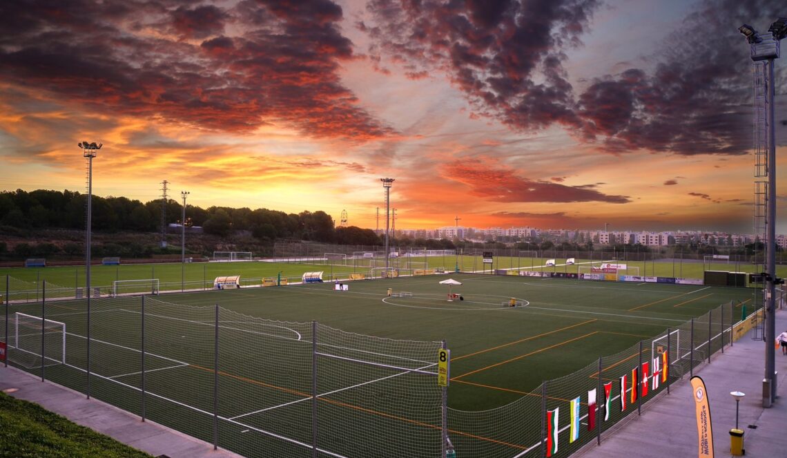 Futbol Salou sunrise