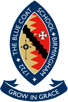 The Blue Coat School badge